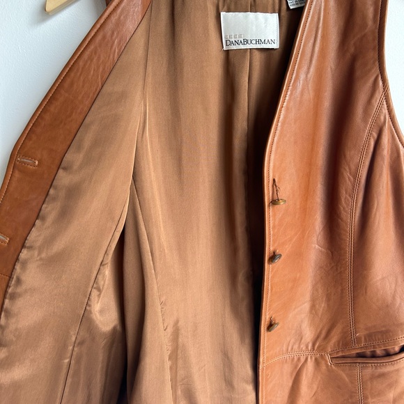 Vintage Buttery Leather Vest - Picture 5 of 6